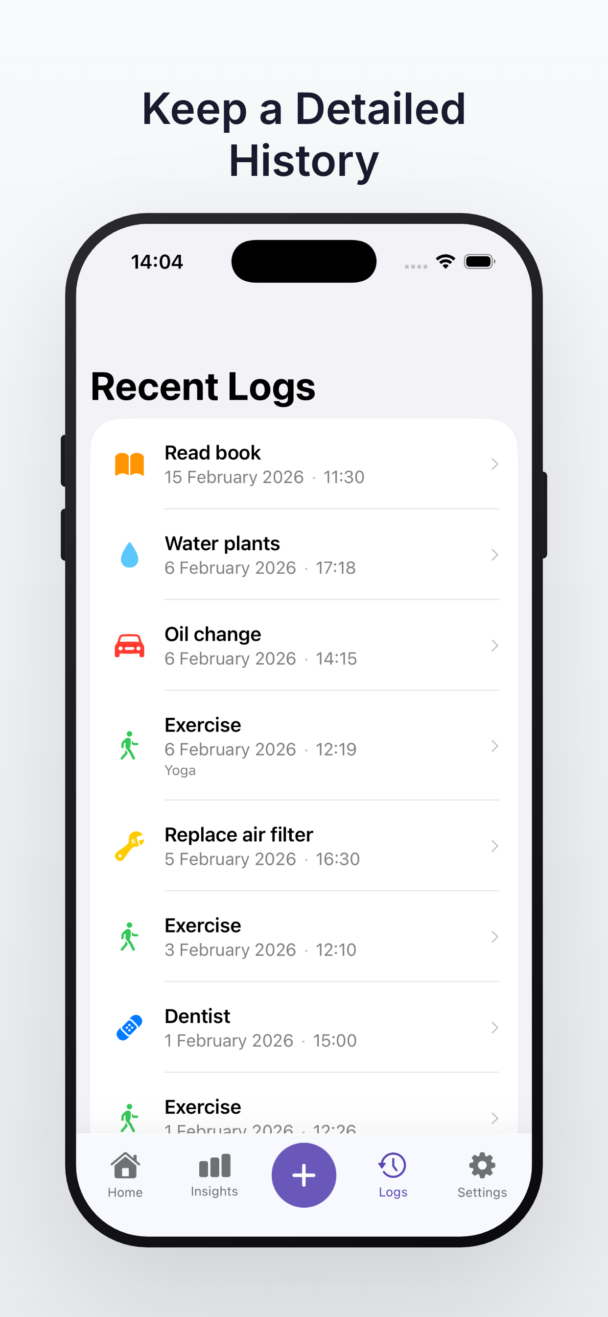 SinceWhen screenshot 5