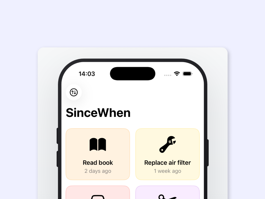 SinceWhen: Event Log & Tracker
