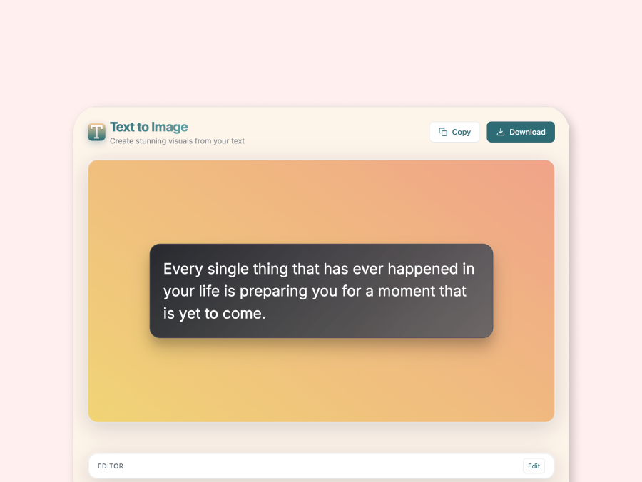 Text to Image