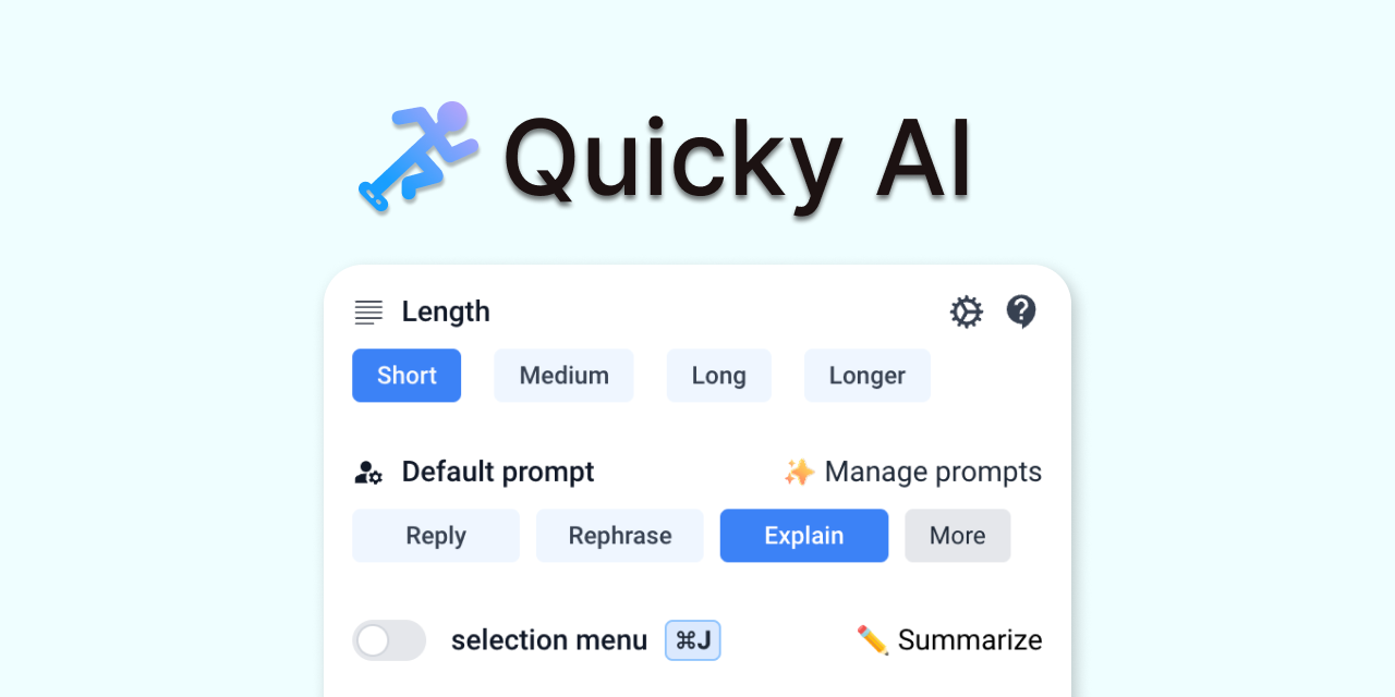 Quicky AI - Bring Your Own Chatbot to Any Website - DevApt